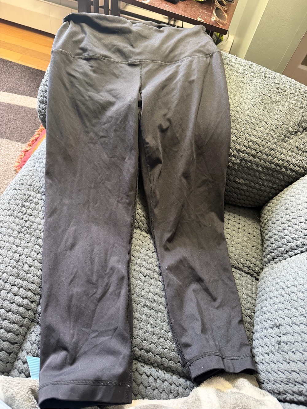 Yogalicious Black Women's Leggings with Wide Waistband